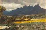Edward Roworth, Landscape with Devils Peak in the Distance