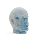 Anton Smit, Blue Head, ciment fondu