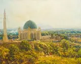 Edward Roworth, The Kramat of Sheik Joseph at Faure, Cape, Afternoon in Springtime