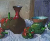Conrad Theys, Still Life with Peppers