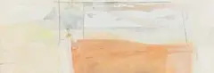 Gail Catlin, Abstract Landscape, mixed media on paper laid down on board