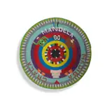 Bheki Dlamini, A Zulu figural telephone wire basket, the interior depicting Nelson Mandela's 80th birthday and marriage to Graça Machel in 1998