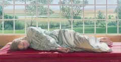 Heather Gourlay-Conyngham, Woman in Wedding Dress, oil on canvas