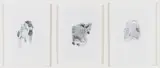 Jacques James, Erotic Scenes I, three, oil and pencil on paper