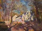 Cottage by Errol Boyley, oil on board, sold Jan 2024