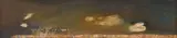 Gail Catlin, Dust, mixed media on board