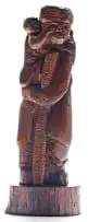 Jack Lugg, Playful Child, carved wood