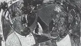 Vincent Baloyi, Love Knot, etching on paper