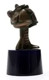 Louis le Sueur, Maquette, bronze, on a perspex base