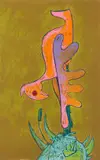 Fred Schimmel, Baby Bird, colour screenprint on paper