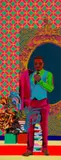 Tafadzwa Tega, Son of the Soil II, mixed media on canvas