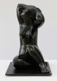Florian Wozniak, Hope Maquette, bronze with a black patina on a metal base
