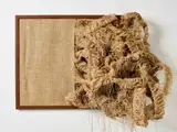 Tshepo Phokojoe, Inside Out, 2023, hessian