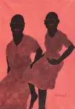 Navel Seakamela, The Gaze you Gave II, The Gaze Series, 2021, acrylic on canvas
