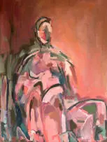 Jeanne Pfaff, Peaceful Joy, acrylic on canvas