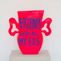 Githan Coopoo, False But A Nice Thought, clay and acrylic