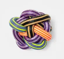 Frances Goodman, Lotsa Lines, 2020, acrylic nails, foam, resin, silicone
