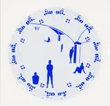 Mary Evans, Willow Plate No.5, cut paper