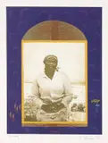 Sue Williamson, Albertina Sisulu, from A Few South Africans series, photo etching and screenprint collage on paper