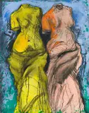 Jim Dine, The Foam, etching, aquatint and power-tool drypoint with hand colouring on paper