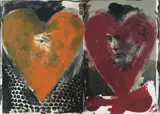 Three Eyes by Jim Dine, inkjet with photo-etching and hand painting on paper, offered Feb 2024