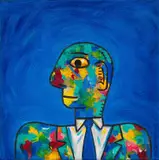 Norman Catherine, Hodge Podge, oil on canvas