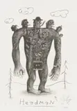 Norman Catherine, Headman, lithograph on paper
