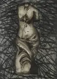 Jim Dine, Cold Winter Lady, etching and woodcut on paper