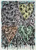 4 Colours from Pantone Books by Jim Dine, lithograph and woodcut on paper, offered Feb 2024