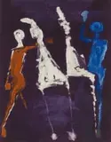 Marino Marini, From Shakespeare XI, dry point, etching and colour aquatint on paper