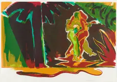 Allen Jones, The Glade, from Islands series, five colour lithograph on paper