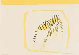 A Zebra and Foal by Walter Battiss, colour screenprint on paper, sold Feb 2024