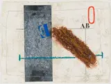 James Coignard, Dynamique en Brun, carborundum etching on paper