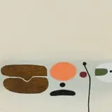Victor Pasmore, Points of Contact 31, colour screenprint on paper