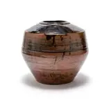 Esias Bosch, Earthenware Vase, earthenware with iron glaze