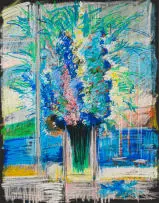 Isaac Kahn, Flowers, 2021, giclée print on paper