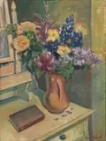 James Thackwray, Flower on a Table