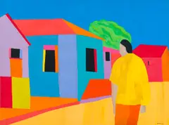 Trevor Coleman, Yellow Jacket, oil on canvas