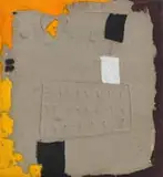 Trevor Coleman, White Square, mixed media on canvas