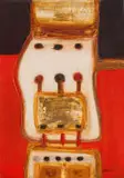 Trevor Coleman, Graffitti Tablet, mixed media on canvas
