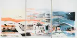 Robert Hodgins, These Sundays, triptych, colour screenprint and lithograph on paper
