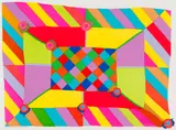 Marabaraba One by Walter Battiss, colour screenprint on paper, sold Feb 2024