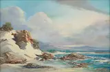 Gabriel de Jongh, White Sands, Cape Coast, oil on canvas