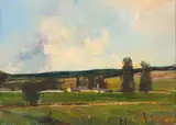 Natal Midlands by Errol Boyley, oil on canvas, sold Feb 2024