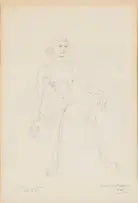 Eugene Labuschagne, Nude Study, pencil on paper
