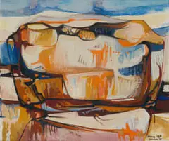 Anna Vorster, Gounia, oil on board