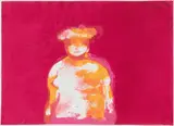 Robert Hodgins, Golden Girl, colour lithograph on paper