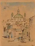 Gregoire Boonzaier, Street Scene