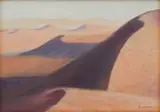 Maud Sumner, Namibian Desert Landscape, oil on canvas