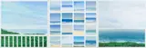 Bruce Backhouse, Eighteen Indian Oceans, triptych, oil on canvas